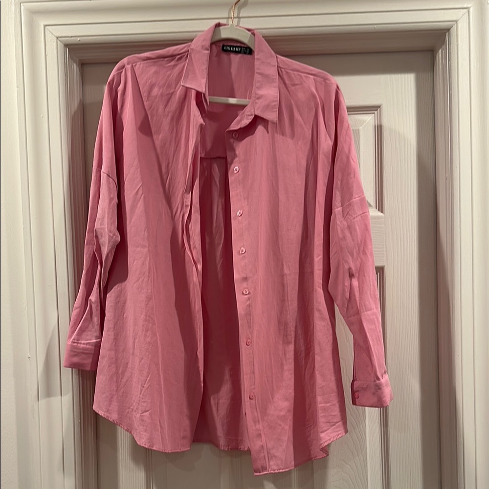 Pink Button-Up Shirt - Picture 2 of 6